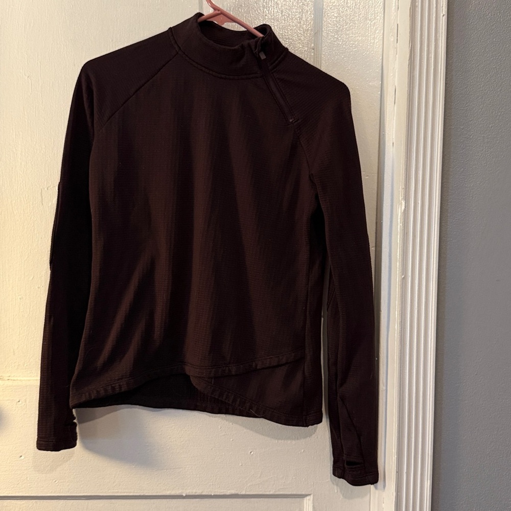 Burgundy Long Sleeve Top